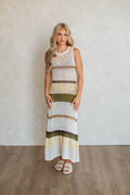 Suni Crochet Striped Dress